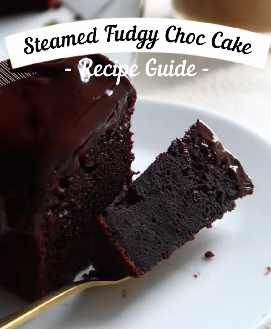 Steamed chocolate cake